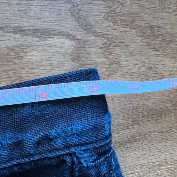 Rag & Bone Shorts Women's Size 28 Black Rebel Boyfriend Denim Jean Distressed - Picture 7 of 9